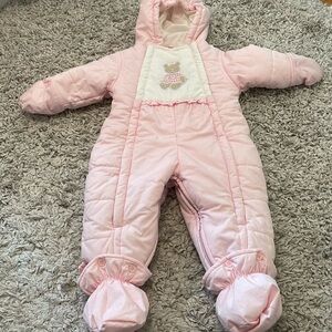 Vintage Casual Time Baby Snow Suit, Size 24 Months